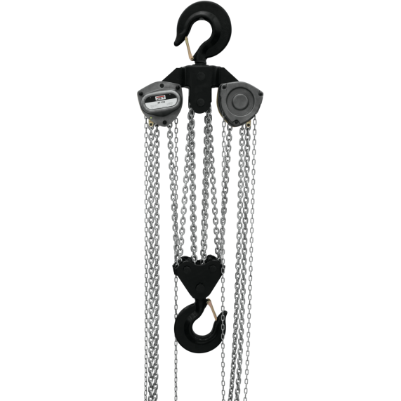 Jet 15-Ton Hand Chain Hoist with 10' Lift & Overload Protection | L-100-1500WO-10- 109110 - AlpineTech Company