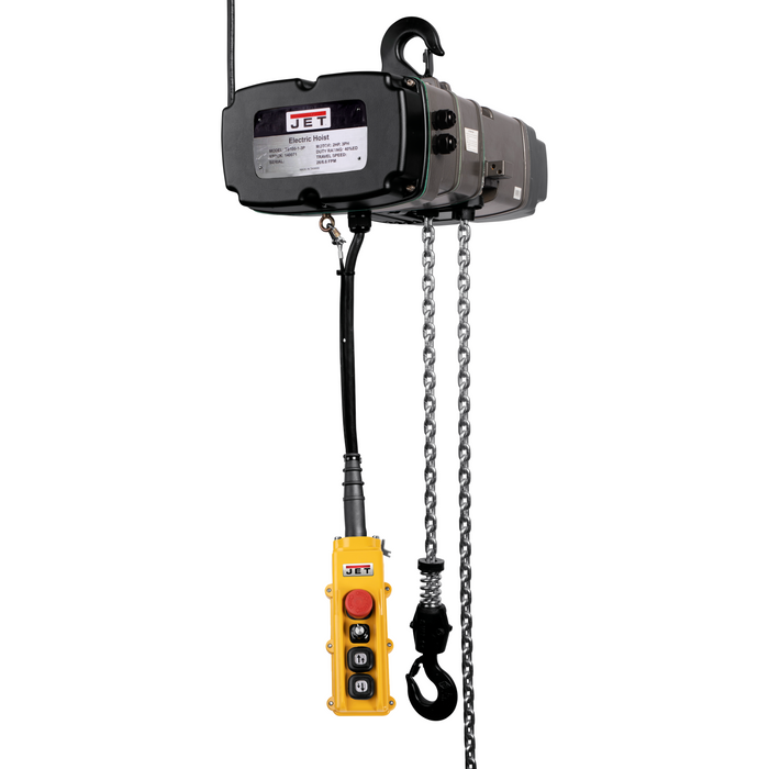 Jet 1-Ton Two Speed Electric Chain Hoist 3-Phase 20' Lift | TS100-460-020-144006 - AlpineTech Company