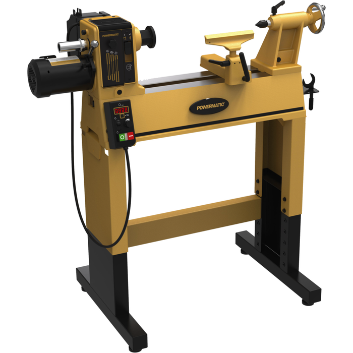 Powermatic PM2014, 14" x 20" Woodworking Lathe with Stand, 1 HP, 1Ph 115V -1792014AK