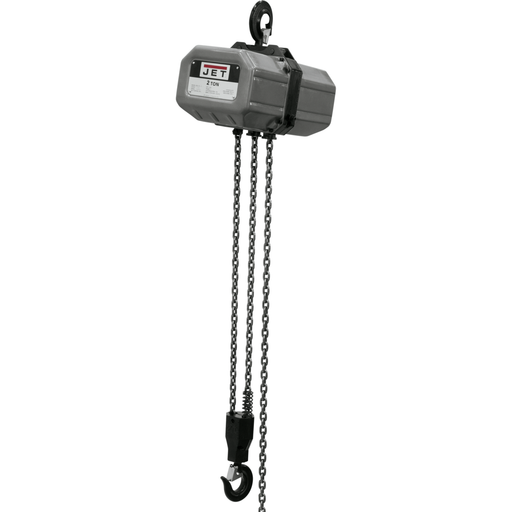 Jet 2SS-1C-15, 2-Ton Electric Chain Hoist 1-Phase 15' Lift- 211500 - AlpineTech Company