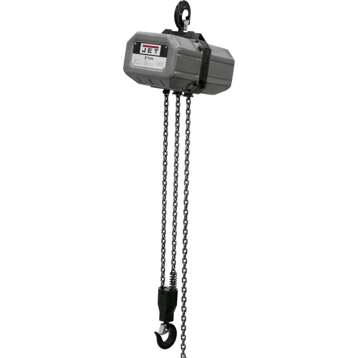 Jet 2SS-1C-20, 2-Ton Electric Chain Hoist 1-Phase 20' Lift- 212000 - AlpineTech Company