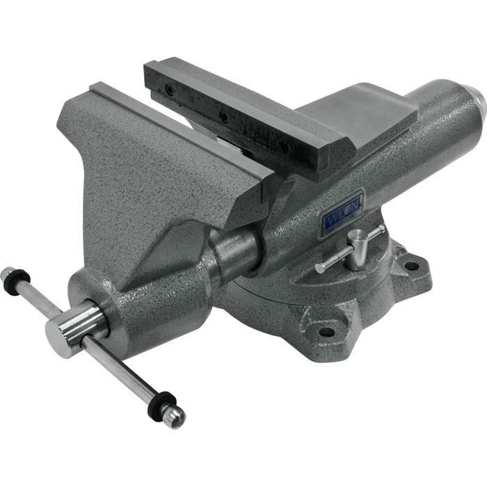 Wilton Mechanics Pro Vise 10” Jaw Width, 12" Jaw Opening, 360° Swivel Base - 28814 - AlpineTech Company