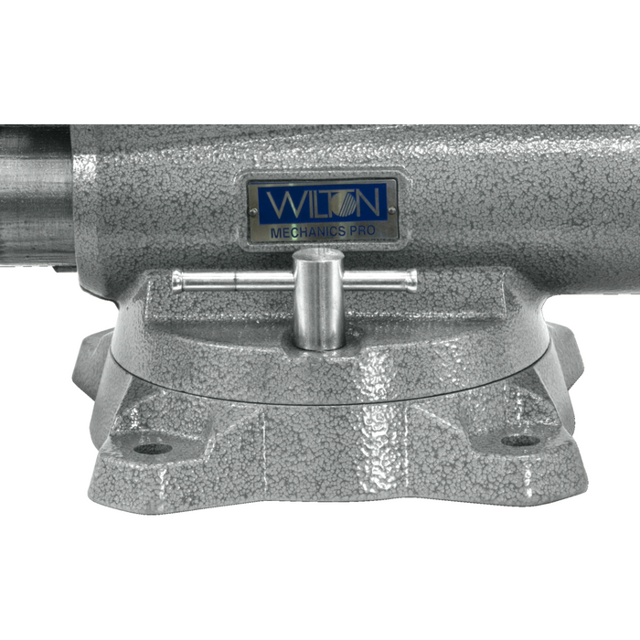 Wilton Mechanics Pro Vise 10” Jaw Width, 12" Jaw Opening, 360° Swivel Base - 28814 - AlpineTech Company