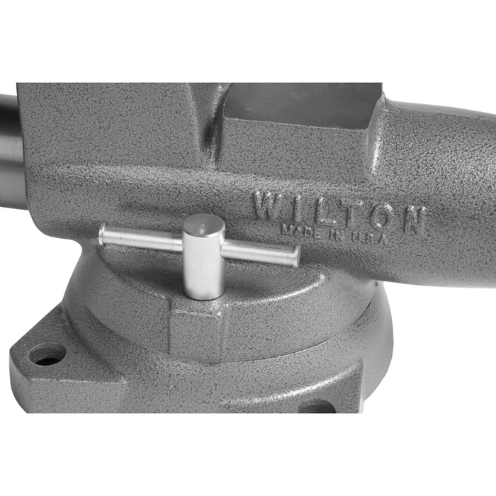 Wilton C-1 Pipe and Bench Vise, 4-1/2" Jaw Width, 6" Max Jaw Opening, 4-3/4" Throat Depth - 28826 - AlpineTech Company