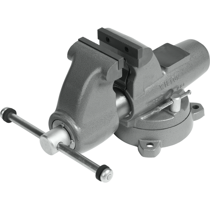 Wilton C-2 Pipe And Bench Vise, 5" Jaw Width, 7" Max Jaw Opening, 5-5/16" Throat Depth - 28827 - AlpineTech Company