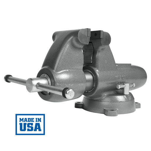 Wilton C-3 Pipe and Bench Vise, 6" Jaw Width, 9" Max Jaw Opening, 6-5/8" Throat Depth - 28828 - AlpineTech Company