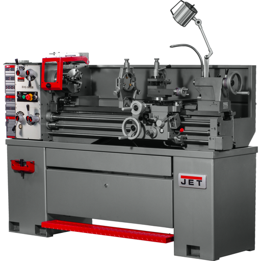 Jet EVS-1440 Electronic Variable Speed lathe with Acu-Rite 203 DRO and Taper Attachment, 3HP- 311445 - AlpineTech Company