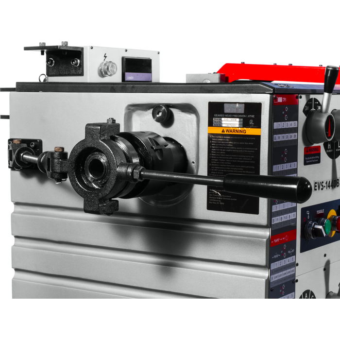 Jet EVS-1440 Electronic Variable Speed lathe with Acu-Rite 203 DRO and Collet Closer, 3HP- 311446 - AlpineTech Company