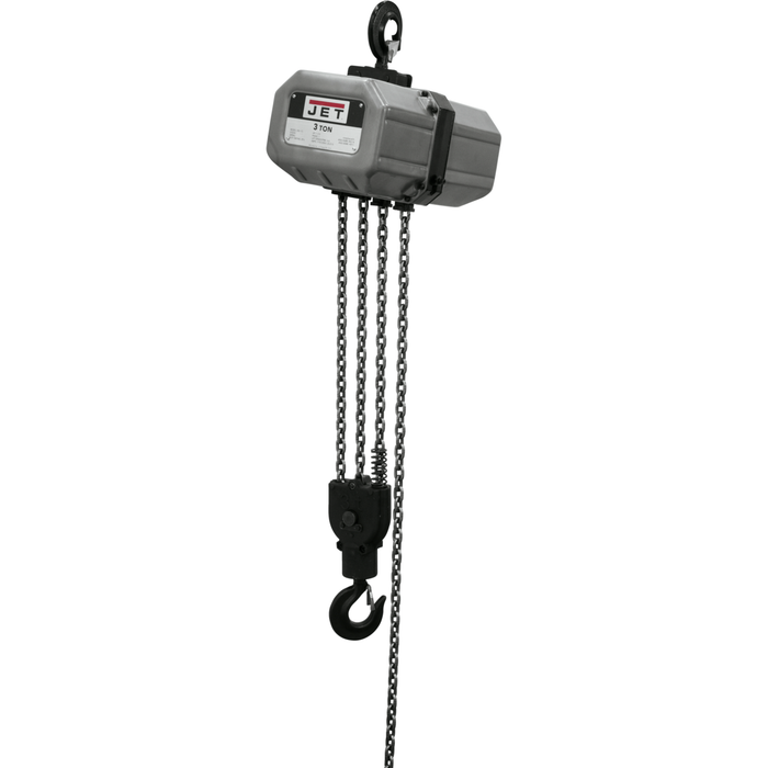 Jet 3SS-1C-20, 3-Ton Electric Chain Hoist 1-Phase 20' Lift- 312000 - AlpineTech Company