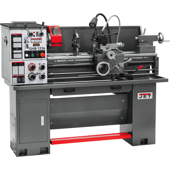 Jet GHB-1236 Geared Head Bench Lathe in Jet Metalworking, Turning, Lathes- 321236 - AlpineTech Company