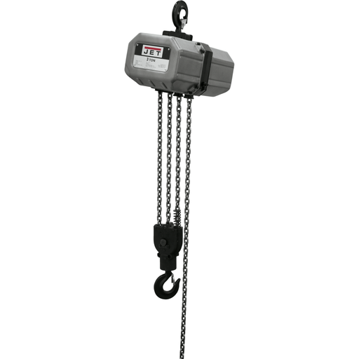 Jet 3SS-3C-15, 3-Ton Electric Chain Hoist 3-Phase 15' Lift-331500 - AlpineTech Company