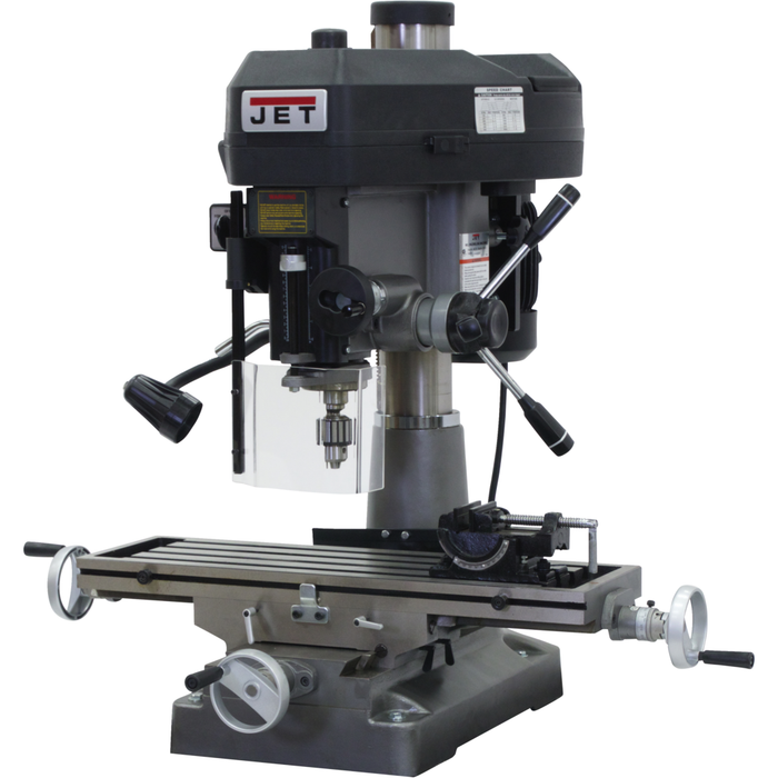 Jet JMD-18 Mill/Drill With R-8 Taper 115/230V 1Ph-350018 - AlpineTech Company