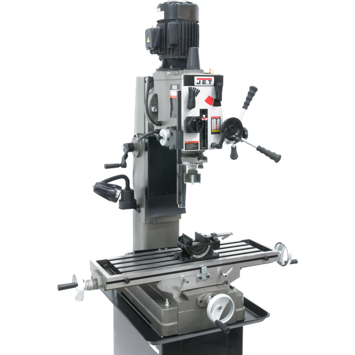 Jet JMD-45GH Geared Head Square Column Mill/Drill with Newall DP700 2-Axis DRO-351150 - AlpineTech Company