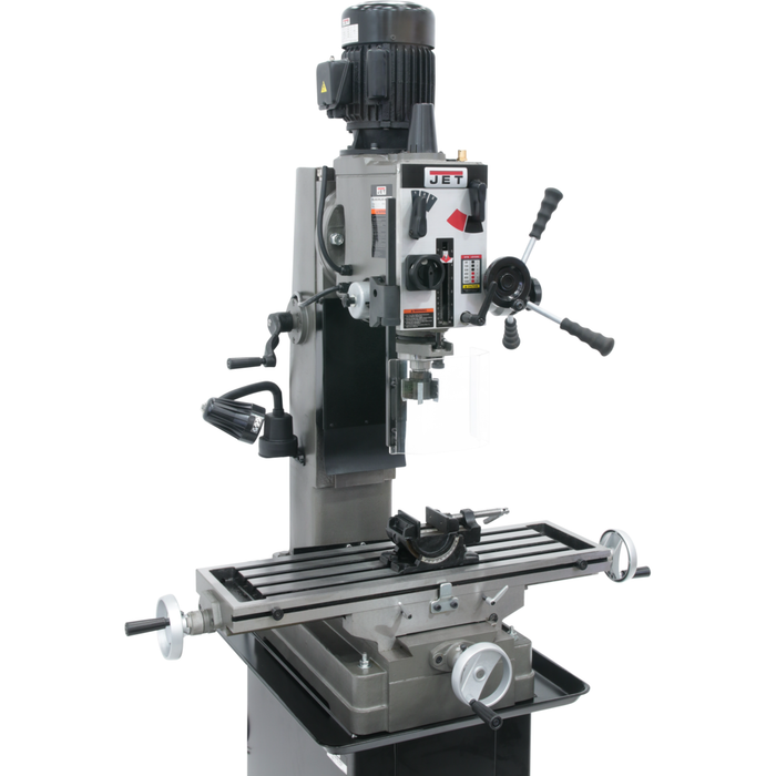 Jet JMD-45GH Geared Head Square Column Mill/Drill with Newall DP700 2-Axis DRO-351150 - AlpineTech Company