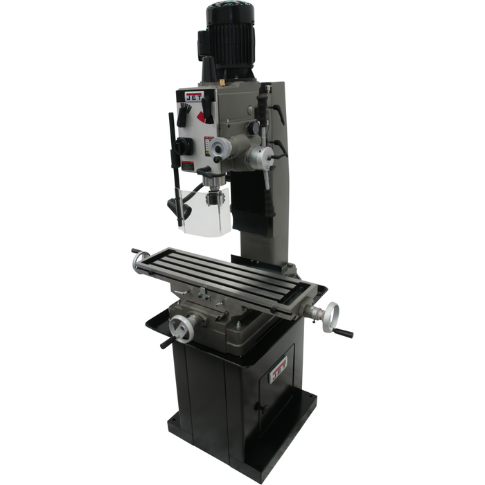 Jet JMD-45GHPF Geared Head Square Column Mill/Drill with Power Downfeed with DP500 2-Axis DRO-351160 - AlpineTech Company