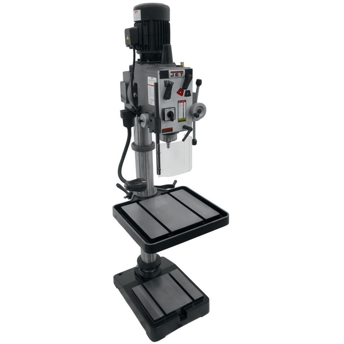 Jet GHD-20PF, 20" Gear Head Drill Press With Power Down feed 230V, 3Ph-354024 - AlpineTech Company