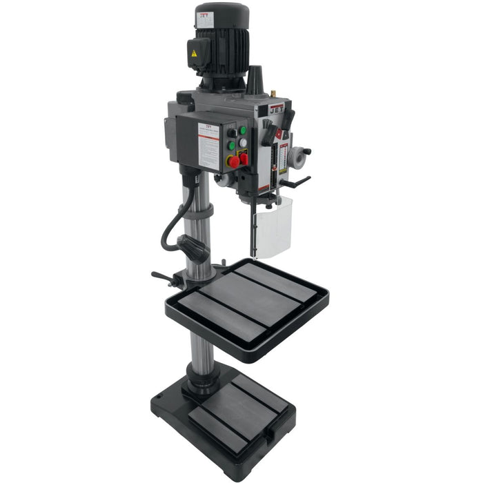 Jet GHD-20PFT, 20" Gear Head Tapping Drill Press With Power Down feed 230V, 3Ph-354026 - AlpineTech Company