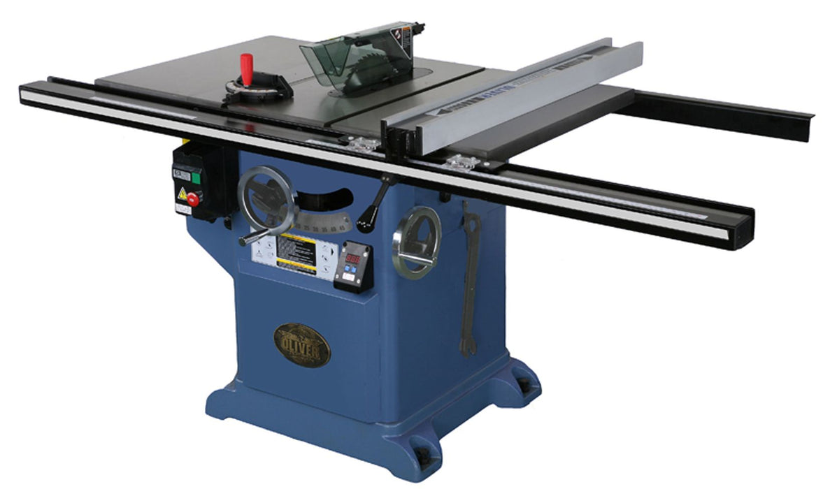 Oliver Machinery Oliver Machinery 10” Single Phase 5 HP Professional Heavy-Duty Table Saw with 36” Rails - 4016.003