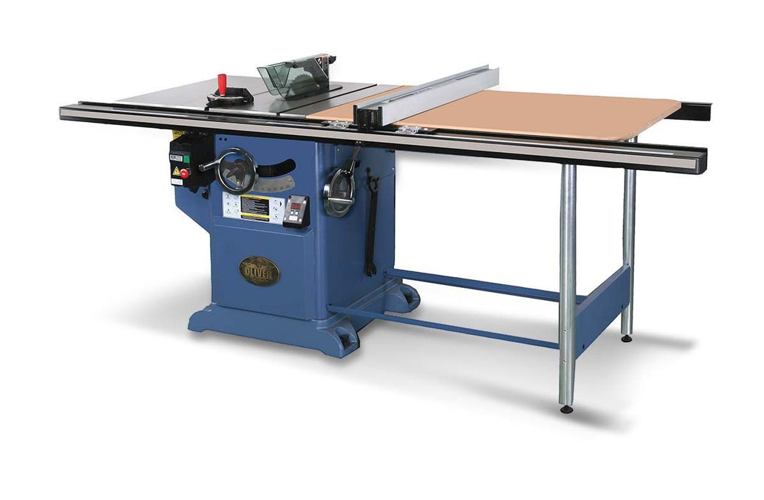 Oliver Machinery 10” Single Phase 5 HP Professional Heavy-Duty Table Saw with 52” Rails. - 4016.003-A001