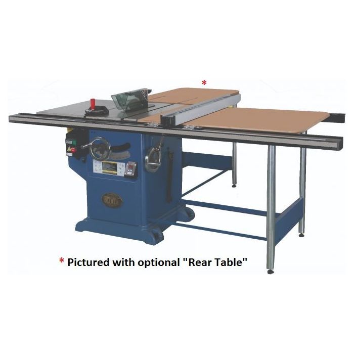 Oliver Machinery 10” Single Phase 5 HP Professional Heavy-Duty Table Saw with 52” Rails. - 4016.003-A001