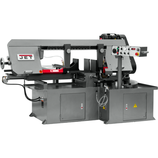 Jet Semi-Automatic Dual Mitering Bandsaw 3HP 230V, 3-Ph | MBS-1323EVS-H-413412 - AlpineTech Company