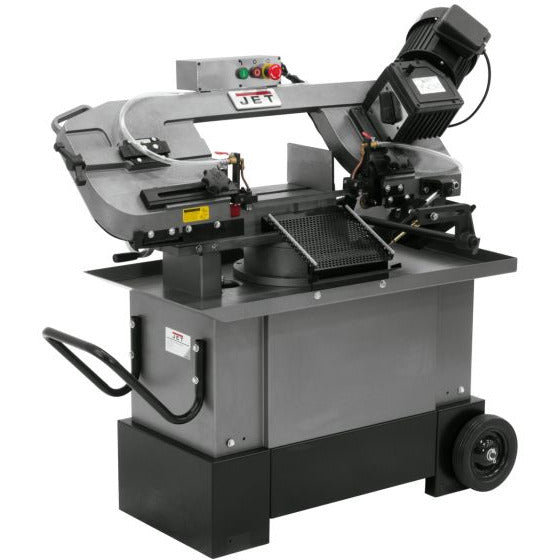 JET HVBS-710G, 7" x 10-1/2" Horizontal/Vertical Mitering Geared Head Bandsaw-413452 - AlpineTech Company