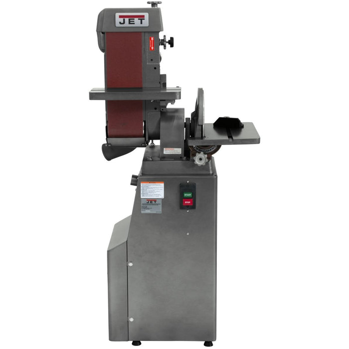 JET-J-4200A-2, 6" x 48" Industrial Combination Belt and 12" Disc Finishing Machine 230V 1Ph- 414552 - AlpineTech Company