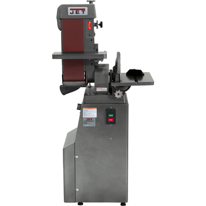 JET-J-4200A-2, 6" x 48" Industrial Combination Belt and 12" Disc Finishing Machine 230V 1Ph- 414552 - AlpineTech Company