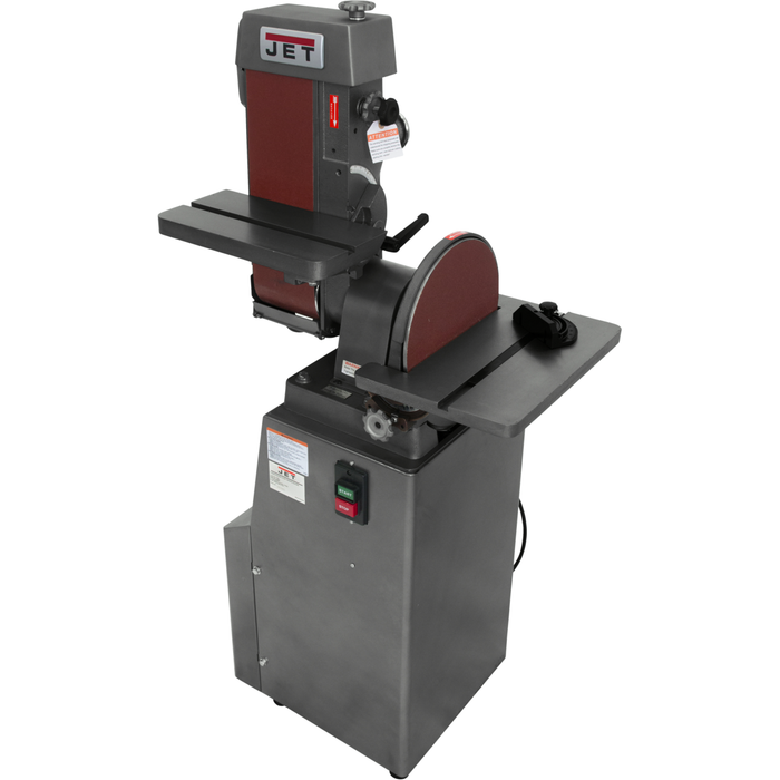 JET-J-4200A-2, 6" x 48" Industrial Combination Belt and 12" Disc Finishing Machine 230V 1Ph- 414552 - AlpineTech Company