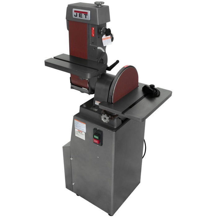 JET-J-4200A-2, 6" x 48" Industrial Combination Belt and 12" Disc Finishing Machine 230V 1Ph- 414552 - AlpineTech Company