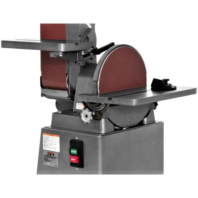 JET-J-4202A, 6" x 48" Industrial Combination Belt and 12" Disc Finishing Machine 230V 3Ph- 414553 - AlpineTech Company