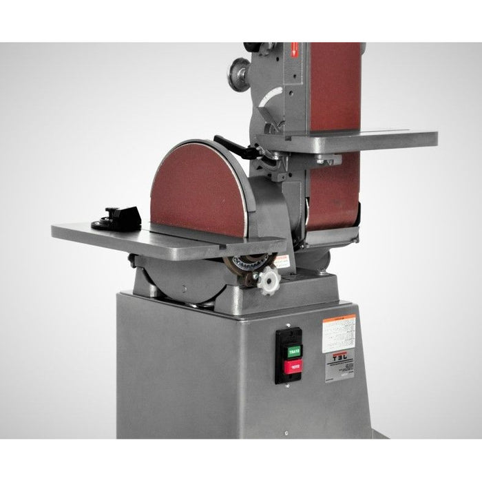 JET-J-4202A, 6" x 48" Industrial Combination Belt and 12" Disc Finishing Machine 230V 3Ph- 414553 - AlpineTech Company