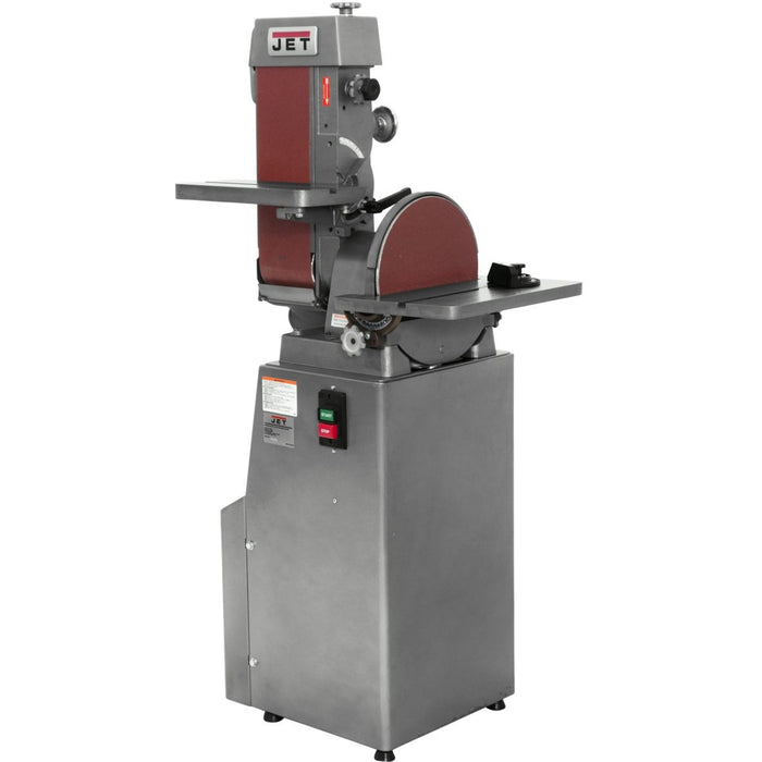 JET-J-4202A, 6" x 48" Industrial Combination Belt and 12" Disc Finishing Machine 230V 3Ph- 414553 - AlpineTech Company