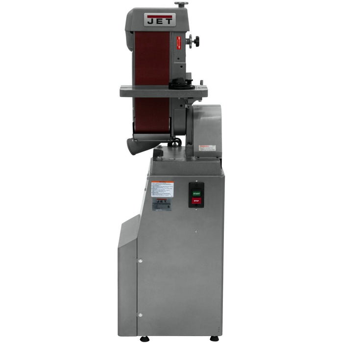 JET-J-4300A, 6" x 48" Industrial Belt Finishing Machine 1Ph- 414600 - AlpineTech Company