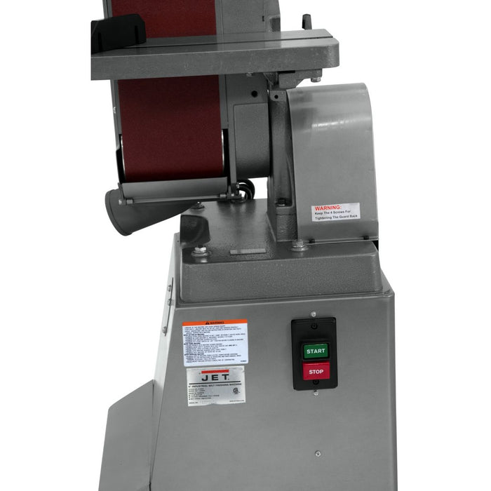 JET-J-4300A, 6" x 48" Industrial Belt Finishing Machine 1Ph- 414600 - AlpineTech Company