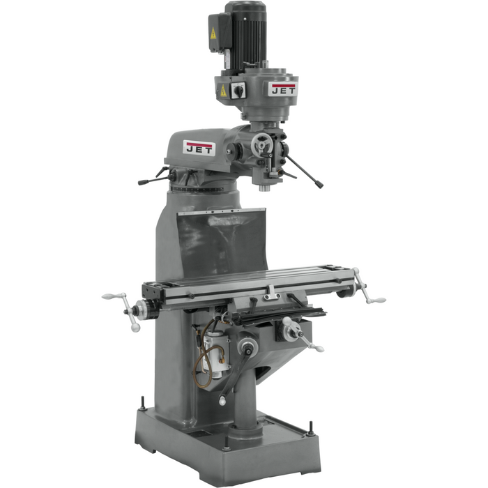 JET JVM-836-1 Step Pulley Milling Machine, 1-1/2 HP, 1Ph 115/230V-JT9-690036 - AlpineTech Company