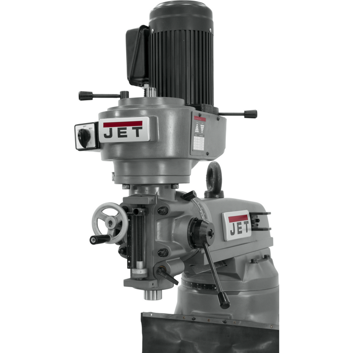 JET JVM-836-1 Step Pulley Milling Machine, 1-1/2 HP, 1Ph 115/230V-JT9-690036 - AlpineTech Company