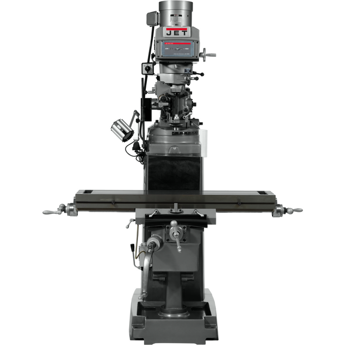 JET JTM-1050VS2 Mill With 3-Axis ACU-RITE 203 DRO (Quill) With X and Y-Axis Powerfeeds and Power Draw Bar-690151 - AlpineTech Company