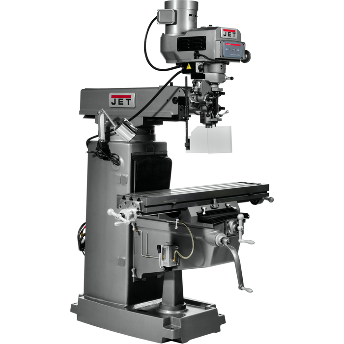 JET JTM-1050VS2 Mill With 3-Axis ACU-RITE 203 DRO (Quill) and X-Axis Powerfeed-690158 - AlpineTech Company