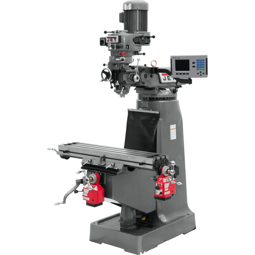 JET JTM-1 Mill With ACU-RITE 203 DRO , X and Y-Axis Powerfeeds-690161 - AlpineTech Company