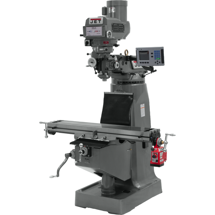 JET JTM-4VS-1 Mill With ACU-RITE 203 DRO With X-Axis Powerfeed-690179 - AlpineTech Company