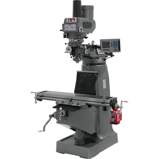 JET JTM-4VS Mill With 3-Axis ACU-RITE 203 DRO (Quill) With X-Axis Powerfeed and Power Draw Bar-690251 - AlpineTech Company