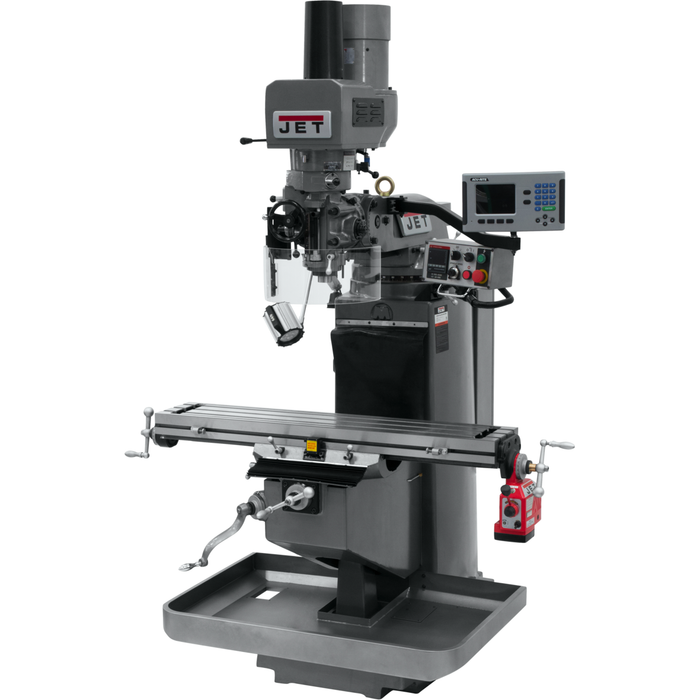 JET JTM-949EVS Mill With Acu-Rite 203 DRO With X-Axis Powerfeed and Air Powered Drawbar-690521 - AlpineTech Company