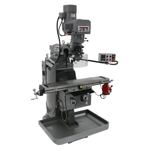 JET JTM-949EVS Mill With 3-Axis Acu-Rite 203 DRO (Knee) With X-Axis Powerfeed-690525 - AlpineTech Company