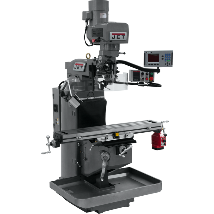 JET JTM-949EVS Mill With 3-Axis Acu-Rite 203 DRO (Knee) With X-Axis Powerfeed-690525 - AlpineTech Company