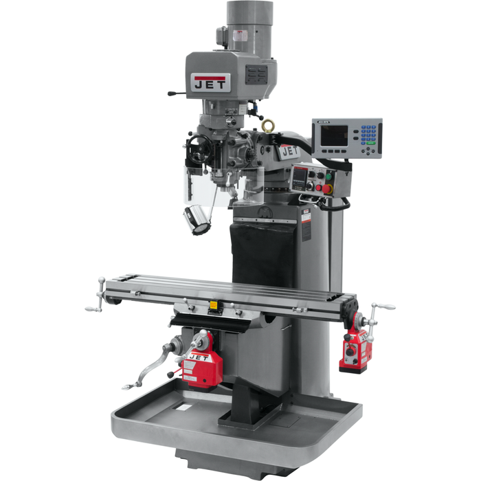 JET JTM-949EVS Mill With 3-Axis Acu-Rite 203 DRO (Knee) With X and Y-Axis Powerfeeds-690527 - AlpineTech Company