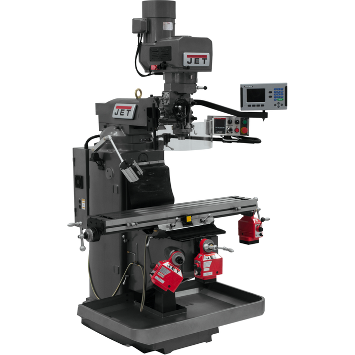 JET JTM-949EVS Mill With 3-Axis Acu-Rite 203 DRO (Knee) With X, Y and Z-Axis Powerfeeds-690529 - AlpineTech Company