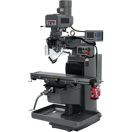 JET JTM-1050EVS2/230 Mill With Acu-Rite 203 DRO With X-Axis Powerfeed-690619 - AlpineTech Company