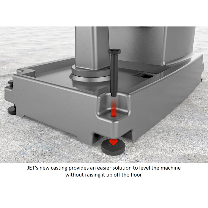 JET JTM-1050EVS2/230 Mill With Acu-Rite 203 DRO With X-Axis Powerfeed-690619 - AlpineTech Company