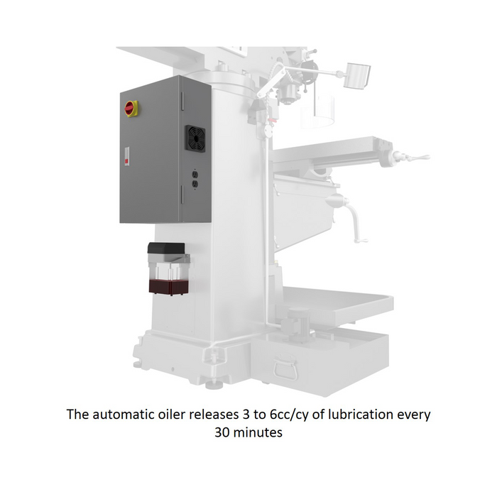 JET JTM-1050EVS2/230 Mill With Acu-Rite 203 DRO With X-Axis Powerfeed-690619 - AlpineTech Company